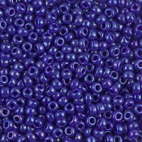 Opaque Cobalt Luster Miyuki 15/0 Seed Beads, 8.2g approx, Colour 1945