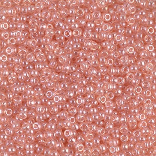 Shell Pink Luster Miyuki Size 8/0 seed beads, Colour  366, 22gm