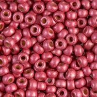 Duracoat Matte Galvanised Lt Cranberry Miyuki size 6/0 Colour 4211F, 250g wholesale pack