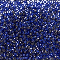 Navy Blue Silver Lined Duracoat Miyuki 6/0 seed beads, Colour 4281, 250g Wholesale pack