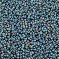 Grey Transparent AB Matte, Miyuki 11/0 Seed Beads, Colour 0152FR, 250 Grams