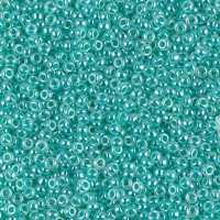 Turquoise Ceylon Miyuki 11/0 Seed Beads, 22g, Colour 0536