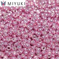 Galvanized Rose Miyuki 11/0 Seed Beads, 22g, Colour 1061