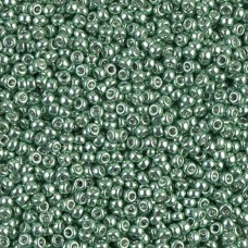 Galvanized Sea Green Miyuki 11/0 Seed Beads, 22g, Colour 1074