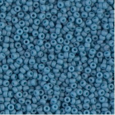 Matte Opaque Pale Denim Luster Miyuki 11/0 Seed Bead, Colour 2074, 22g pack