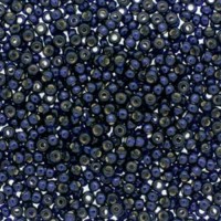 Dyed Indigo Navy Blue Silver Lined Duracoat Miyuki Seed Beads, Colour 4282, 100 Grams