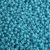 Opaque Underwater Blue Duracoat Miyuki 15/0 Seed Beads, Colour 4480, 8.2g approx.