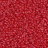 Red Opaque Lustre, Colour code 0426, 8/0, approx. 22g