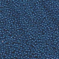 Miyuki Size 11 Seed Beads, Special Dyed Dark Teal Blue, Colour 2051, 22g Approx.