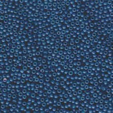 Miyuki Size 11 Seed Beads, Special Dyed Dark Teal Blue, Colour 2051, 22g Approx.