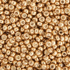 Bulk Bag Gold Galvanized Miyuki 11/0 Seed Beads, 250g, Colour 1052