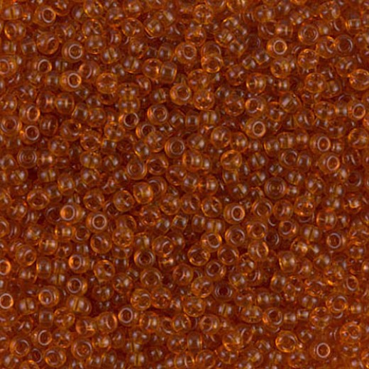 Transparent Topaz Miyuki 8/0 Seed Beads, colour 0133, 250grms