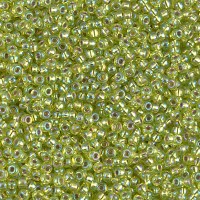 Chartreuse Silver Lined AB Colour-1014, Miyuki 15/0, 8.2g