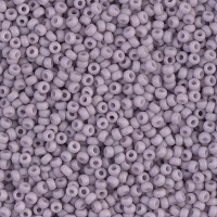 Matte Opaque Light Mauve Miyuki 15/0 Seed Beads, 8.2g, Colour 2025