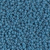 Matte Opaque Pale Denim Luster Miyuki 15/0 Seed Beads, 8.2g, Colour 2074