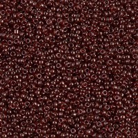 Garnet Gold Luster Miyuki 15/0 seed beads, colour 0304, 8.2g approx.