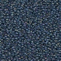 Montana Blue Gold Luster Miyuki 15/0 seed beads, colour 0305, 8.2g approx.