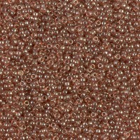 Peach Topaz Gold Luster Miyuki 15/0 seed beads, colour 0310, 100g Wholesale Pack