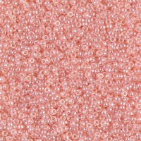 Pink Pearl Ceylon Miyuki 15/0 seed beads, colour 0519, 8.2g approx.