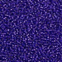 Dyed Silver Lined Red Violet Miyuki 15/0 seed beads, colour 1446, 100g Wholesale Pack