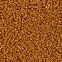 Dyed Opaque Pumpkin Miyuki 15/0 seed beads, colour 1479, 8.2g approx.