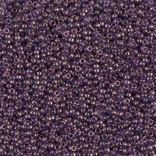 Violet Gold Luster Miyuki 15/0 seed beads, colour 1884, 8.2g approx.