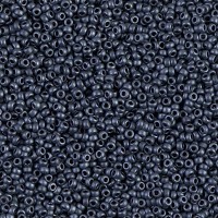 Gunmetal Matte Miyuki 15/0 seed beads, colour 2001, 8.2g approx.