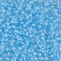 Luminous Ocean Blue Miyuki 15/0 seed beads, colour 4300, 8.2g approx.