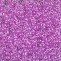 Luminous Plum Crazy Miyuki 15/0 seed beads, colour 4303, 8.2g approx.