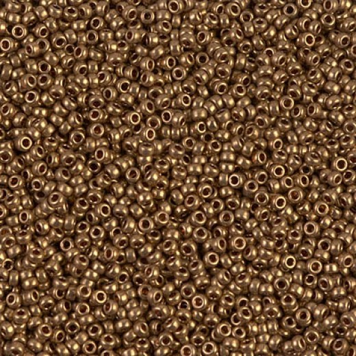 Lt. Bronze Opaque Metallic  Colour -0457L Miyuki 15/0 Seed Beads,8.2gm apprx.