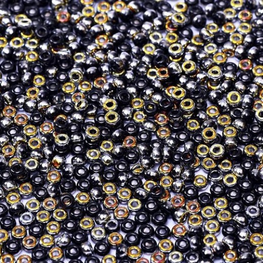 Jet Marea, Miyuki 11/0 Union Seed Beads, Colour 4560, Approx. 22g