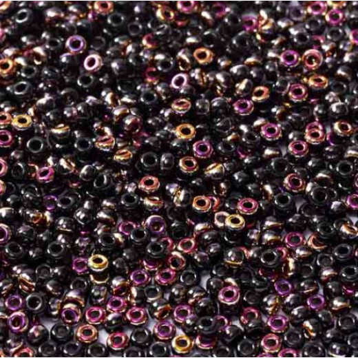 Jet Sliperit, Miyuki 11/0 Union Seed Beads, Colour 55040, Approx. 22g