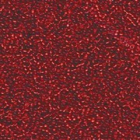 Red  Silver Lined  Colour -1419 Miyuki 15/0 Seed Beads, 8.2gm apprx.