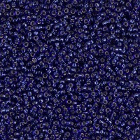 Silver Lined Royal Blue  Miyuki 15/0 Seed Beads, 8.2g, Colour 0973