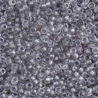 Spkl Pewter Lined Crystal Miyuki 6/0 Seed Beads, 250g, Colour 0242