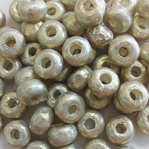 Silver Baroque Pearl Miyuki 6/0 Beads, Colour 3956, 5g approx.