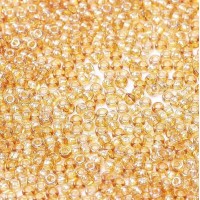 Crystal Apricot Medium Miyuki 8/0 Seed Beads, colour 55010, 22g