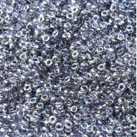 Crystal Silver Rainbow Miyuki 8/0 Seed Beads, colour 55017, 22g