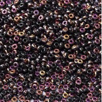 Black Sliperit Miyuki 8/0 Seed Beads, colour 55040, 22g