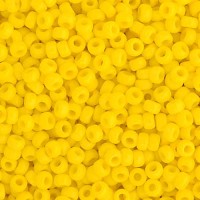 Yellow Opaque Miyuki 8/0 Seed Beads, 250g, Colour 0404