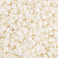 Ivory Pearl Ceylon Miyuki Size 8/0 seed beads, Colour  591, 22gm