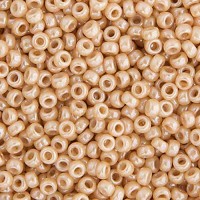 Light Caramel Ceylon Miyuki 6/0 Seed Beads, 20g, Colour 0593