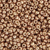 Duracoat Galvanized Champagne Miyuki 8/0 Seed Beads, 250g, Colour 4204