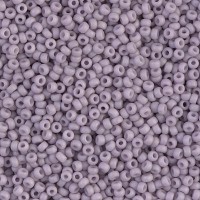 Matte Opaque Light Mauve Miyuki Size 8/0 seed beads, Colour 2025, 22gm