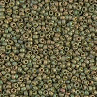 Matte Opaque Light Olive Luster Miyuki Size 8/0 seed beads, Colour 2033, 22gm