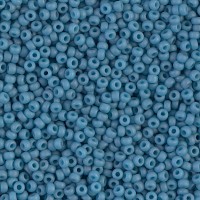 Matte Opaque Pale Denim Luster Miyuki Size 8/0 seed beads, Colour 2074, 22gm