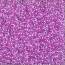 Luminous Plum Crazy Miyuki 8/0 Seed beads, colour 4303, 22g approx.