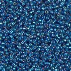 Capri Blue Silver Lined AB, Miyuki 11/0 Seed Beads, Colour 1025, 250 Grams 