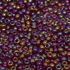 Bronze Purple Rainbow Glazed Luster, Colour 2461, Miyuki 11/0, 22g approx.