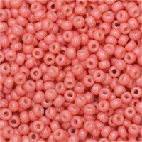 Dark Salmon Pink Opaque Duracoat, Miyuki Seed Beads 11/0, Colour 4464, 250 Grams